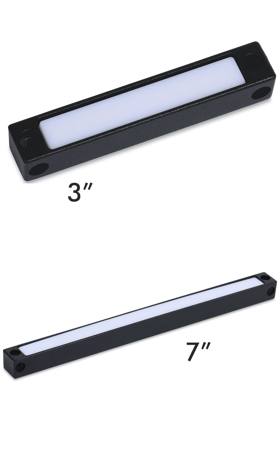Highpoint Mini LED lights - Leila Bar Light 3 and 7 inch shown