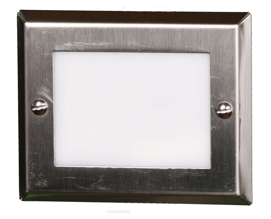 Highpoint, Genesis step light in brushed stainless