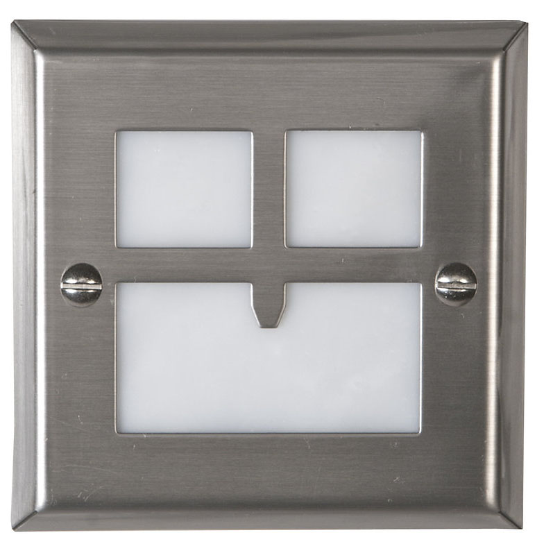 Highpoint, Clear Creek  Rail Light, Brushed Stainless