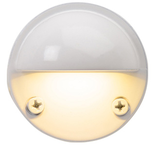 Endurance Mini Eyeball Rail Light, Powder coated white