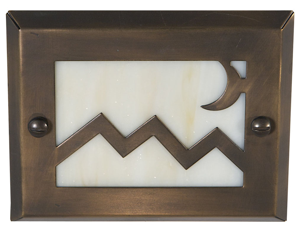 Highpoint, Pikes Peak Step Light in Antique Bronze