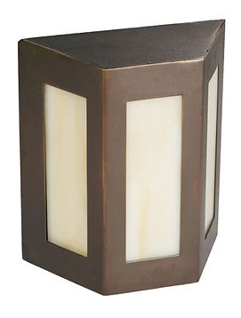 Highpoint, Clear Creek rail light in Antique Bronze.