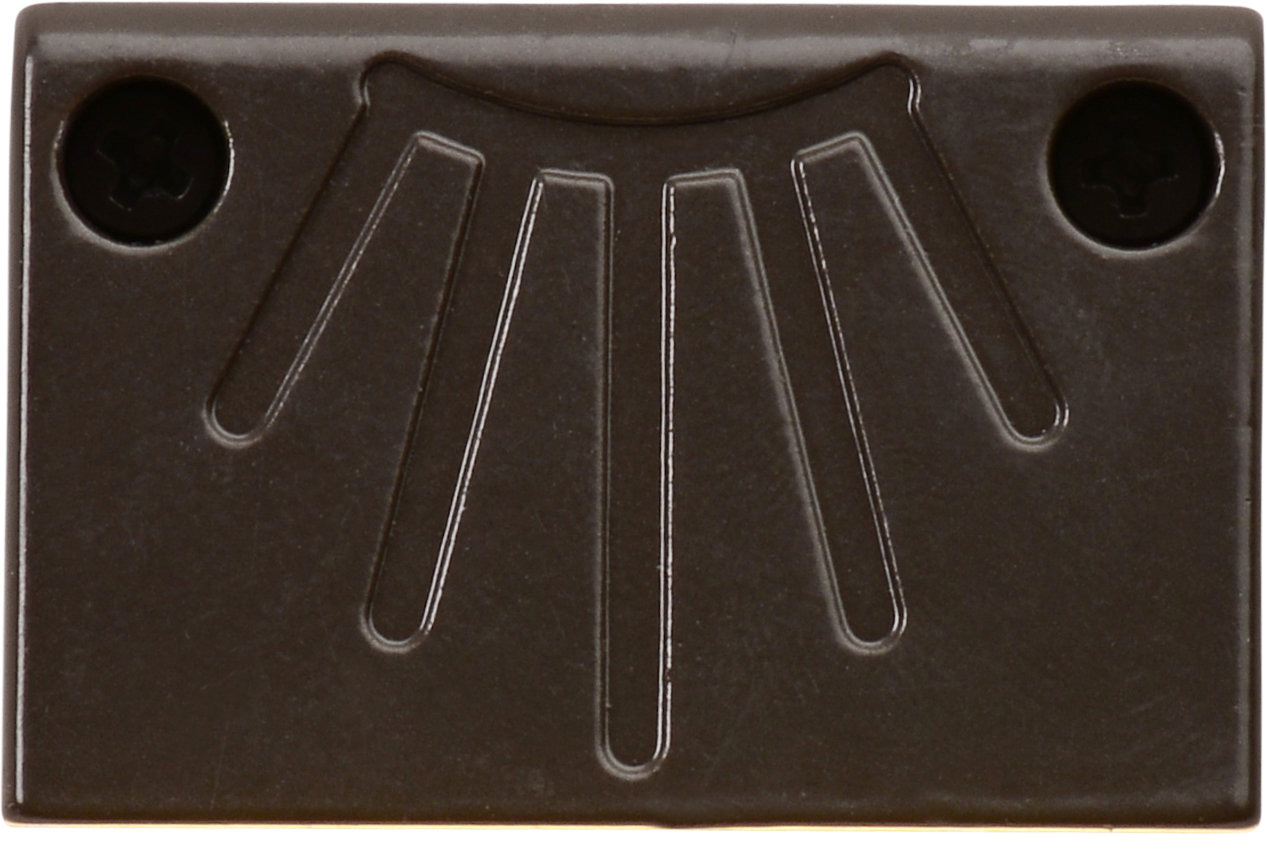Endurance Ultra Thin down rail light, front view, Antique Bronze
