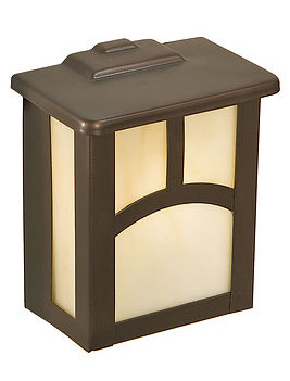 Highpoint, Moab Rail light illuminated in Antique Bronze