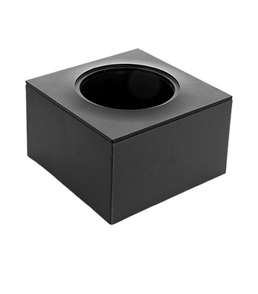 Box 1 Accessory for recessed light in black