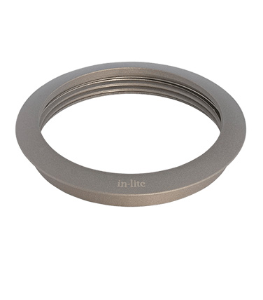 recessed light mounting ring in pearl grey