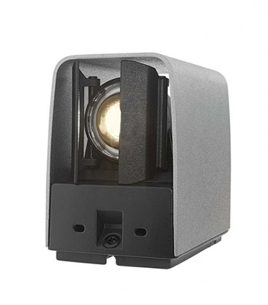 shutter accessory installed on light