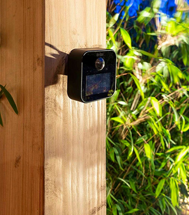 wireless motion detector, installed
