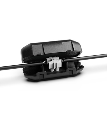 Waterproof cable connector with cable