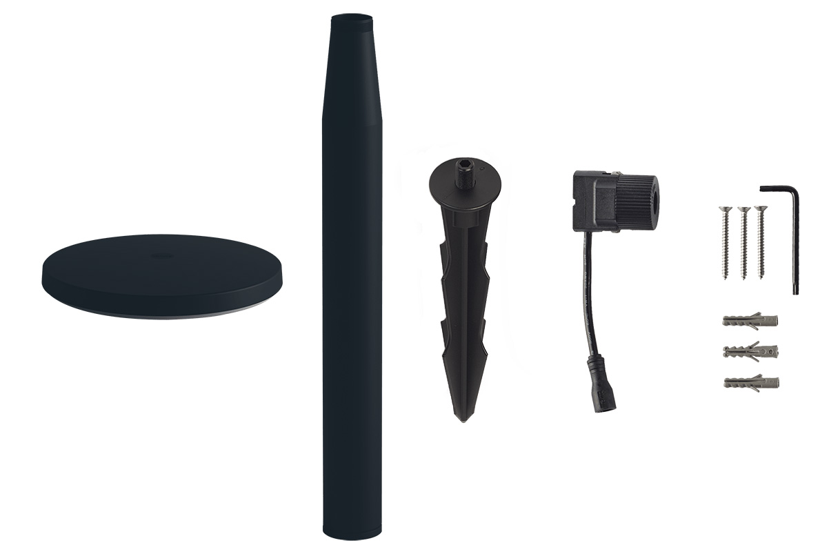 disc Bollard 12v light, package contents