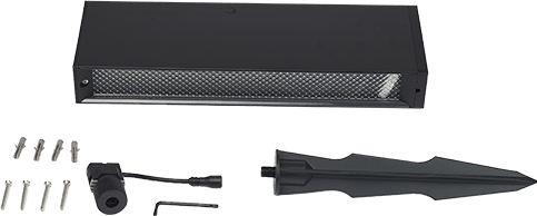 Evo low Bollard 12v light, package contents