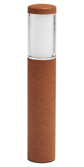 Liv Low Bollard 12V light in Corten