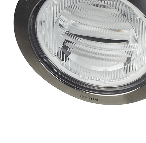 Big Flux Asymmetric fixture lens detail