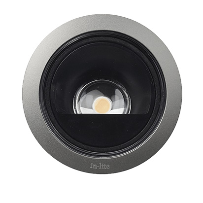 top view of luna light, pearl grey
