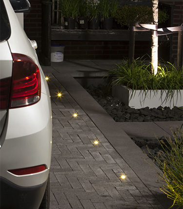 DB-LED installed in driveway