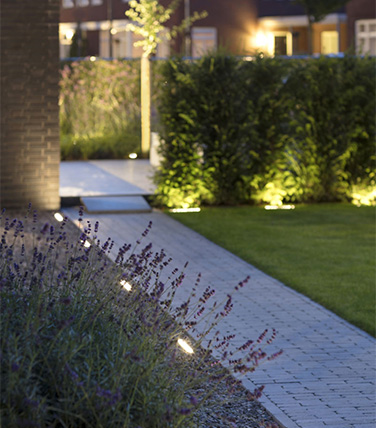 illuminated walkway