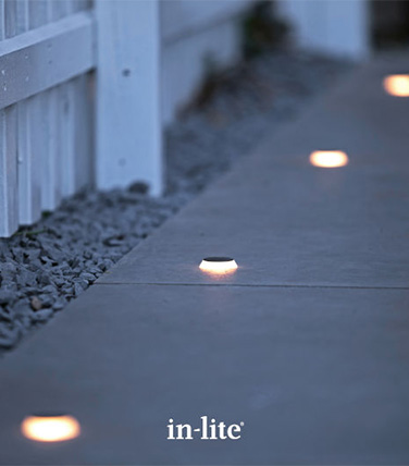 walkway lights in path