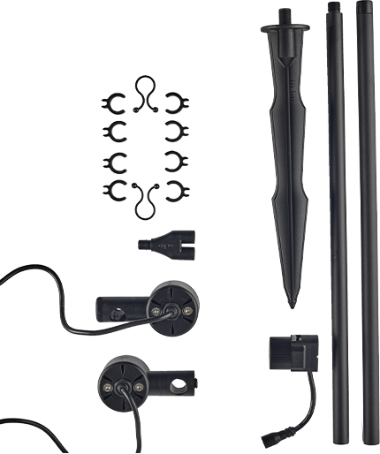 Mini Scope Duo 12v spot light, package contents