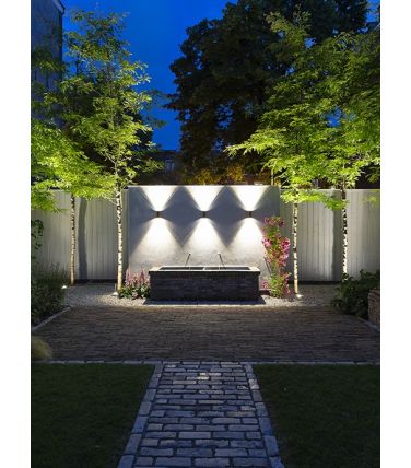 In-Lite Ace Wall light up down on fence, illuminated