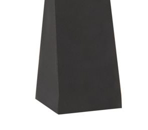 Trex wedge light, charcole black, vertical