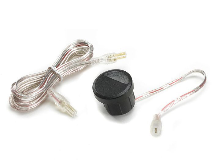 Trex riser light with wire, black