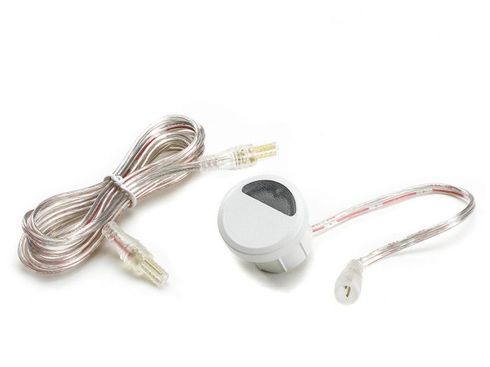Trex riser light with wire, classic white