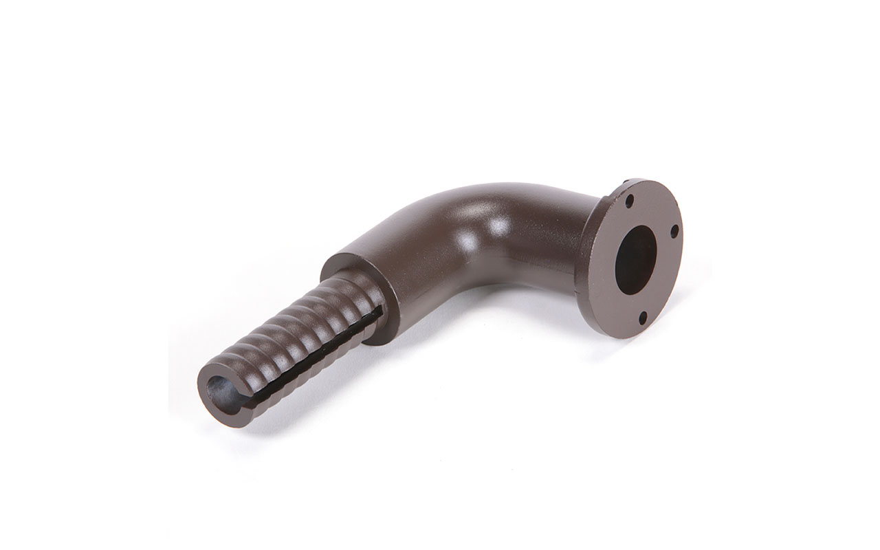 Offset 90° Aluminum Post Return