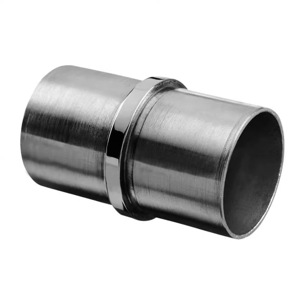fixed 180° round handrail connector