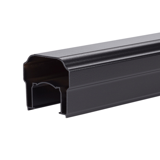 section of metal top rail.