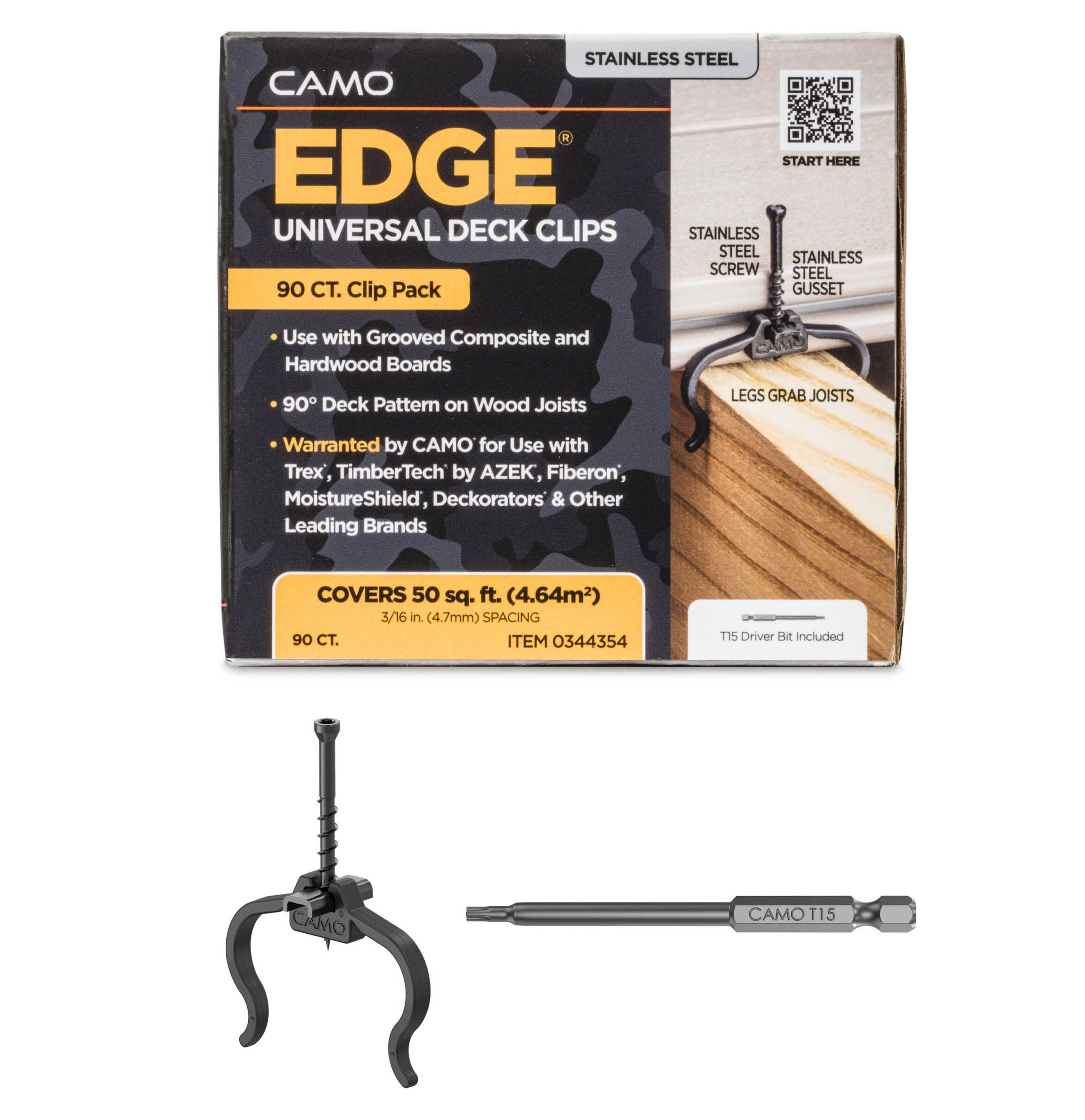 edge clip package contents