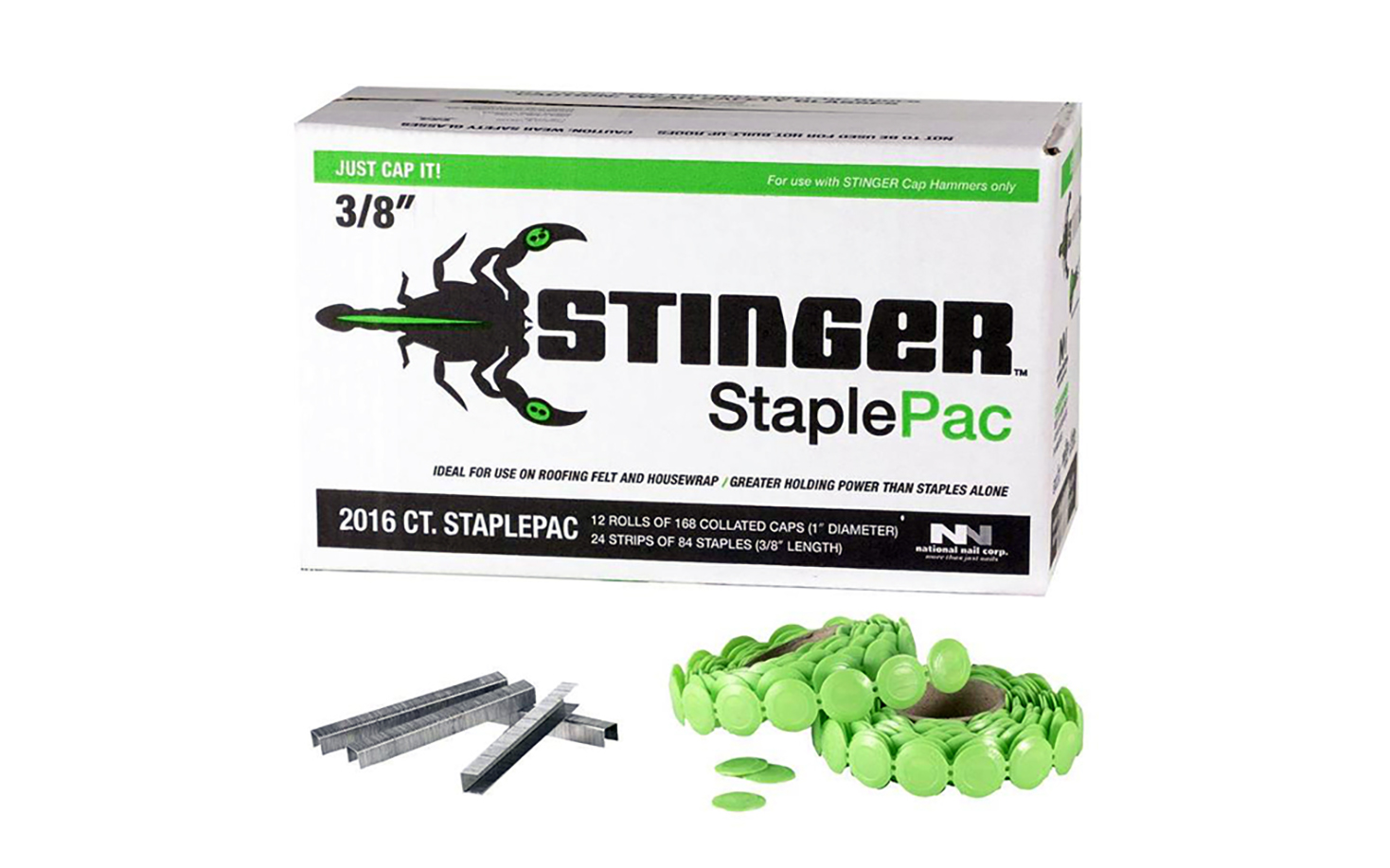 STINGER ⅜ in.  StaplePac