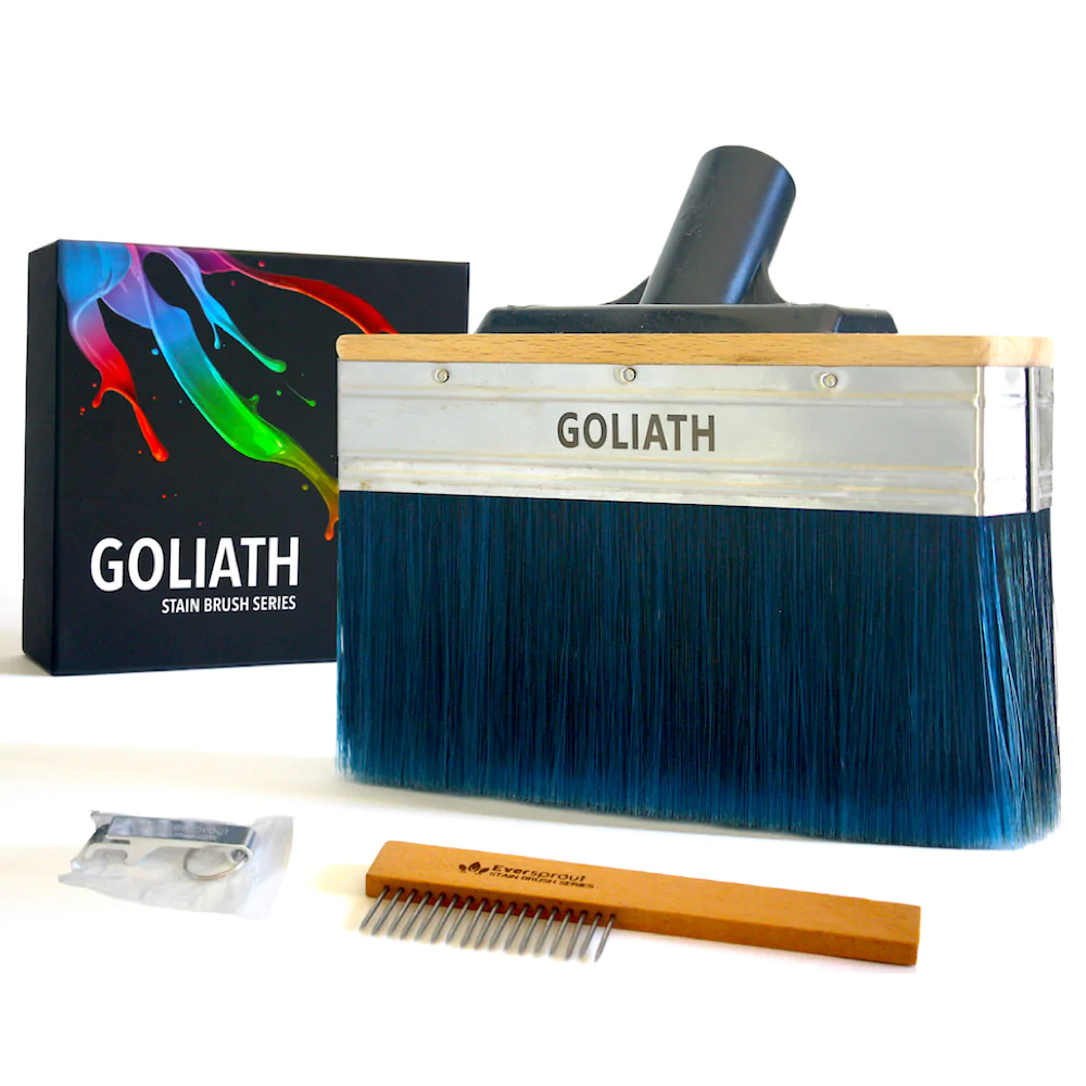 Eversprout Golaith Deck Stain Brush whats included in box