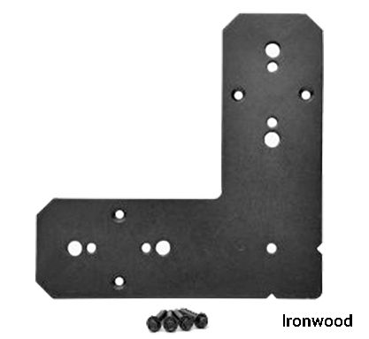 OZCO OWL 4-in Flush Outside 90deg Angle Bracket