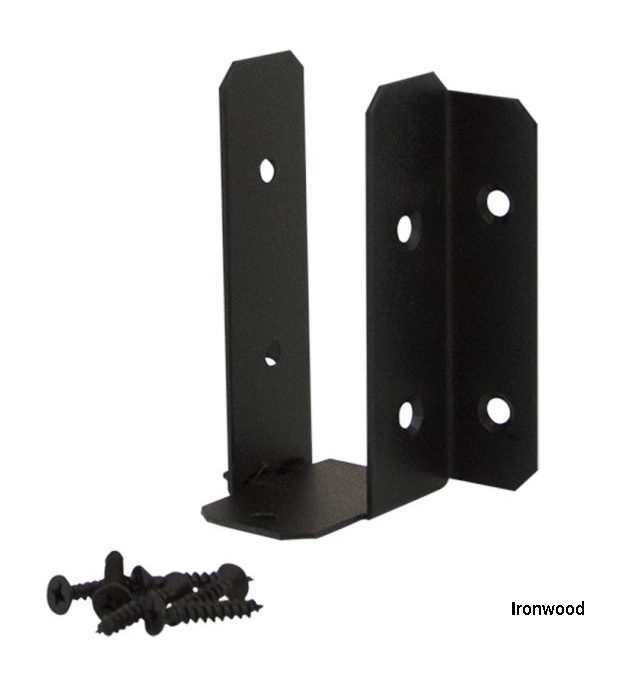 OZCO Joist hanger flush mount Ironwood example