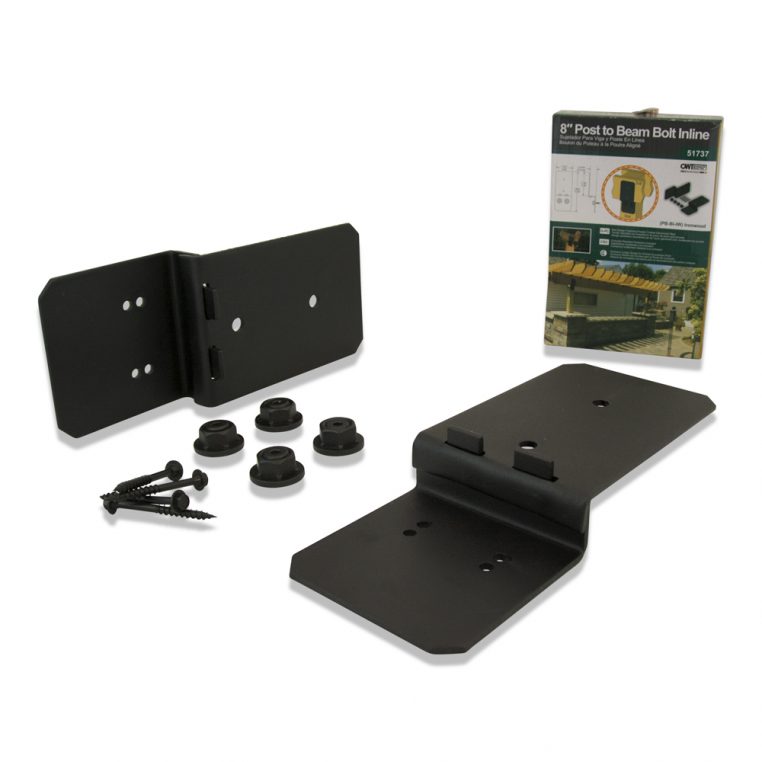 Post to Beam Bolt Inline Connector OZCO Ironwood