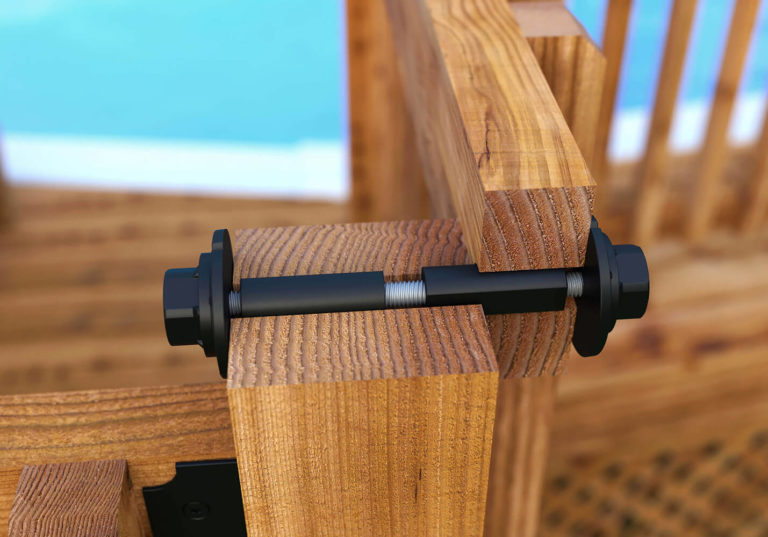 Timber Bolts 4-6 in in use.