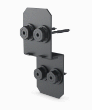 Post to Beam Bolt Inline Connector OZCO Ironwood animated