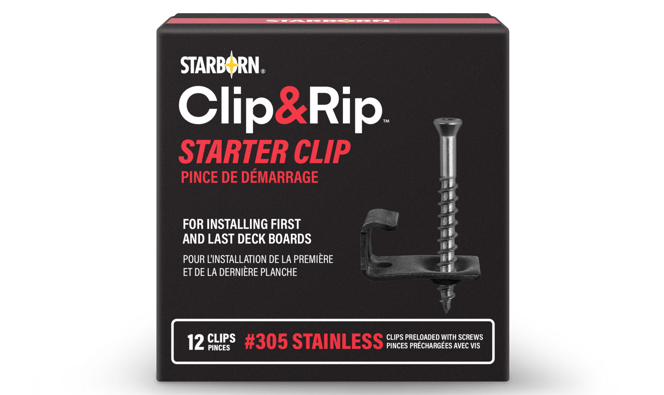 starborn clip& starter clip packaging