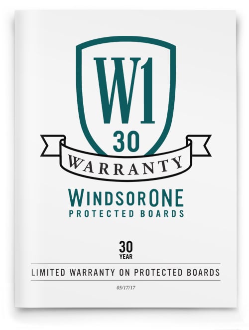 link to WindsorONE Protected 30 year Warranty