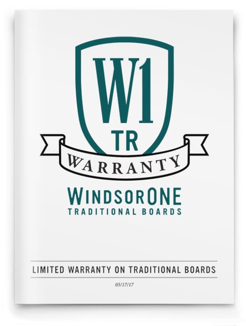 link to WindsorONE traditional warranty document