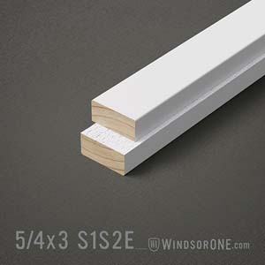 WindsorONE exterior trims 5/4x3
