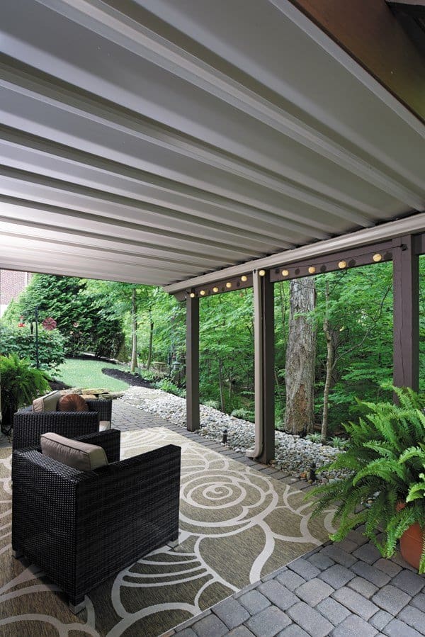 Under deck finished with TimberTech DrySpace