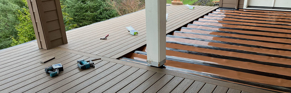 Trex finished underdeck